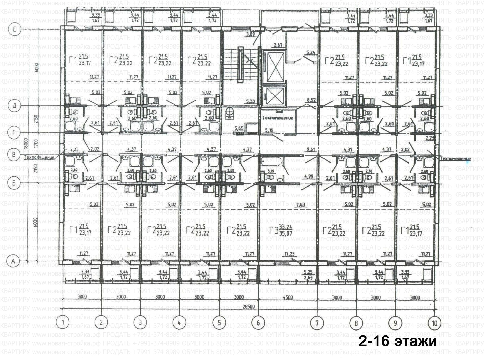 Вильского 36, планировки квартир.