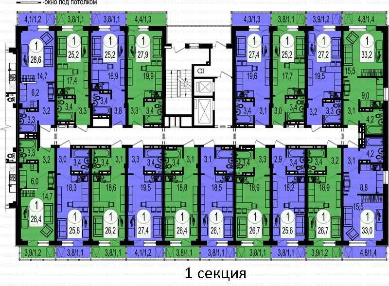 Карамзина 6, планировки квартир.