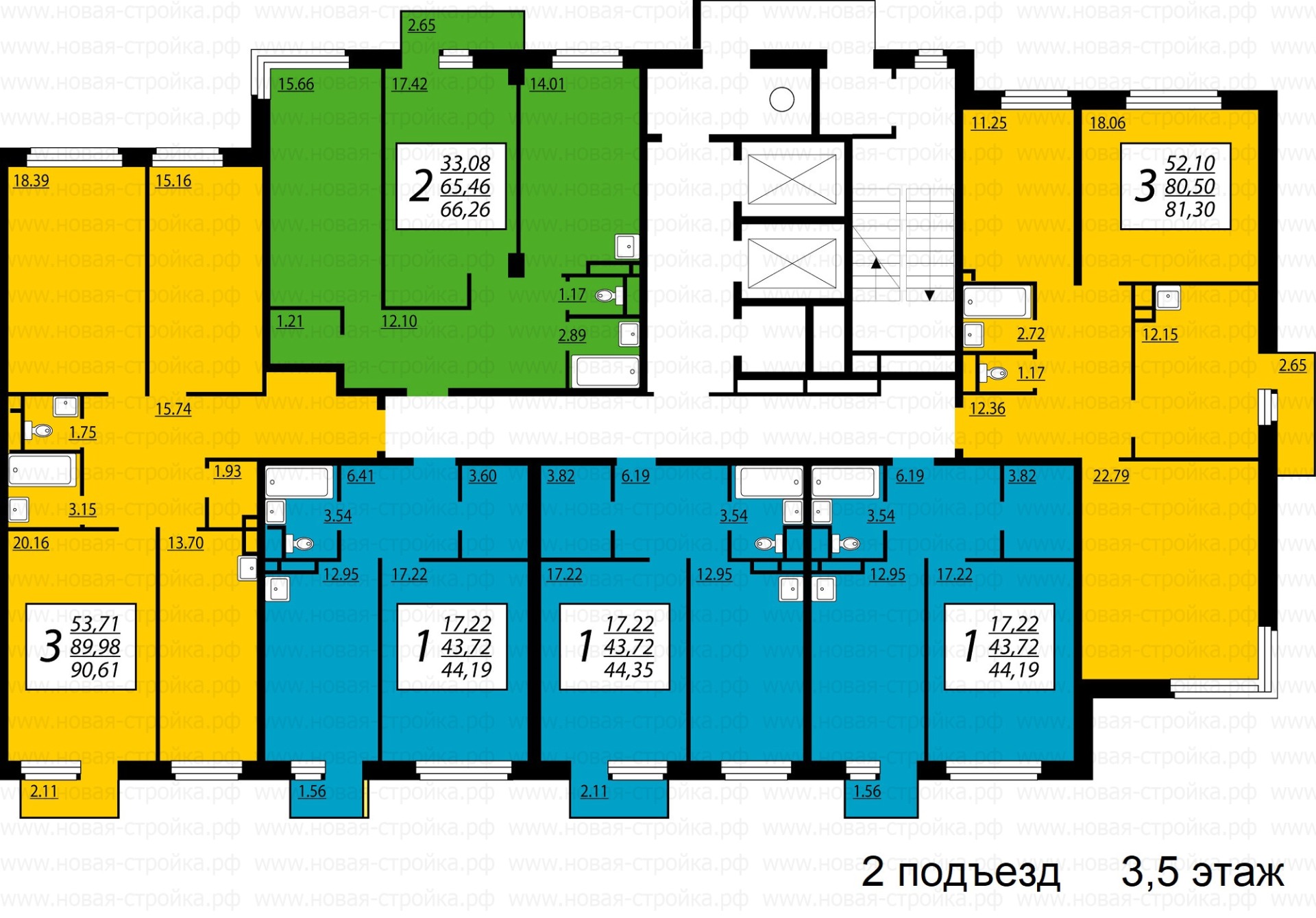Подзолкова 28, планировки квартир.