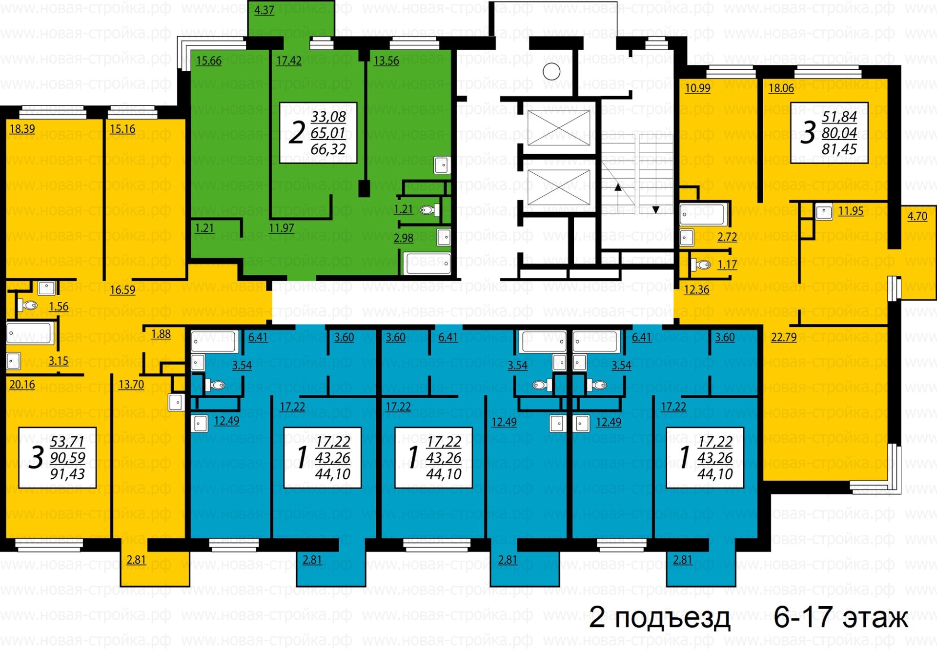 Подзолкова 28, планировки квартир.