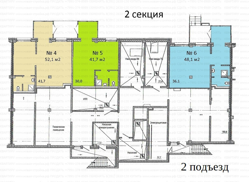 Лесопарковая 21, планировка нежилое.