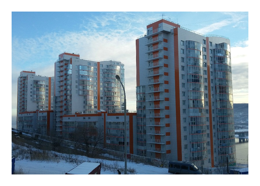 ул. Киренского 24а, фотографии дома, Красноярск, купить продать квартиру парковку, снять сдать квартиру.