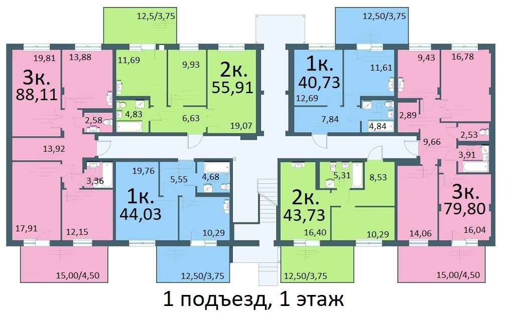 ул. Кедровая 7а, Красноярск, планировка квартир, купить продать квартиру, снять сдать квартиру.